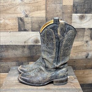 Corral Teens Wing & Cross Western Cowboy Boots Teen Girl's 3
